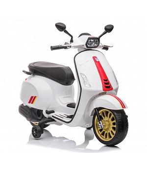 VESPA 12V INFANTIL, BLANCA, NIÑOS DE 2 A 5 AÑOS -  INDA623-AC-TR2105